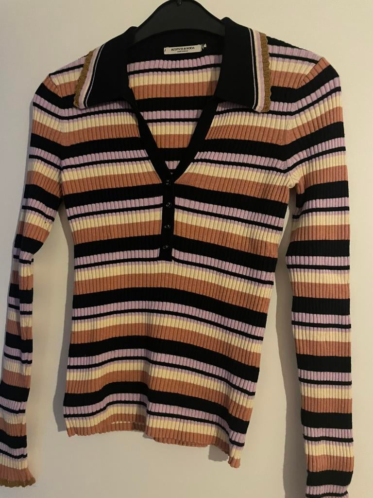 Tshirt met lange mouwen Scotch & Soda, Overige kleuren, Verzenden, Zo goed als nieuw, Lange mouw