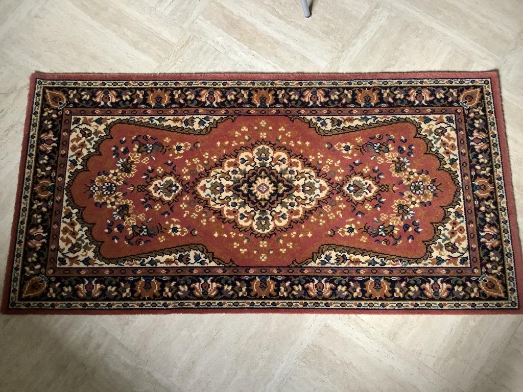Tapijt in wol, 100 tot 150 cm, Zo goed als nieuw, 50 tot 100 cm, Ophalen of Verzenden