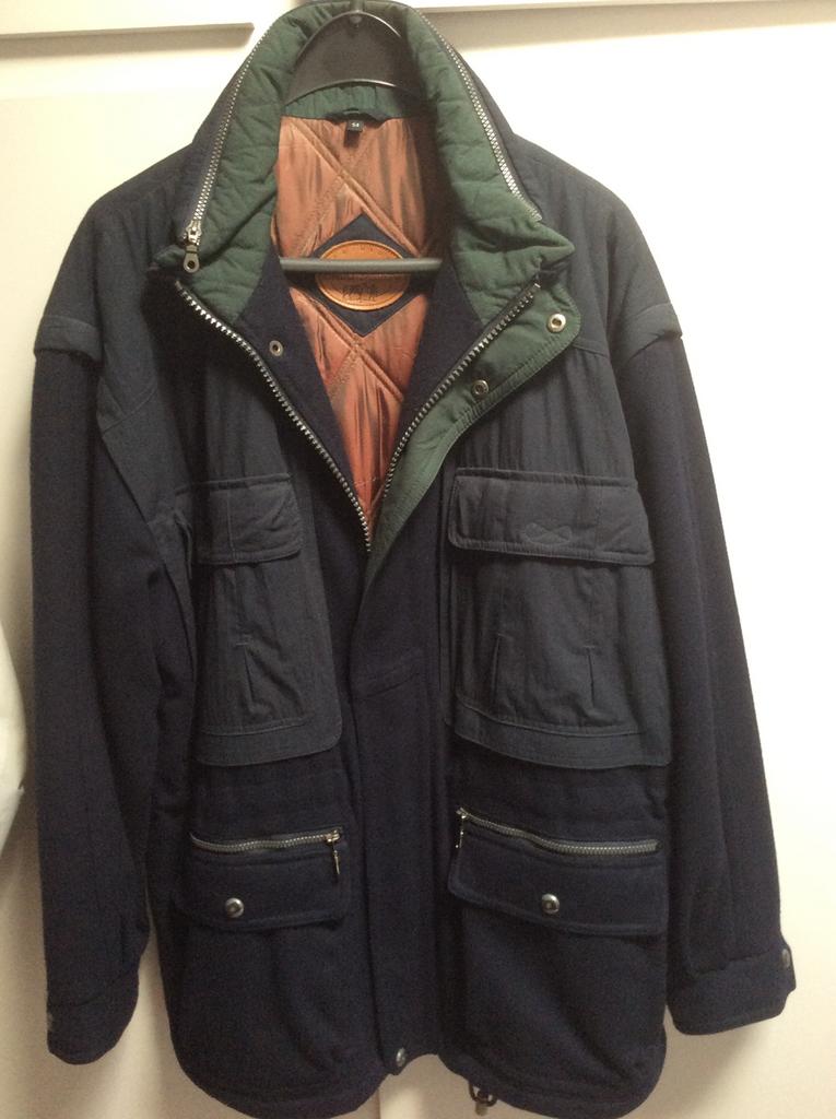 Heren winterjas maat 54, Kleding | Heren, Ophalen of Verzenden, Maat 52/54 (L), Blauw