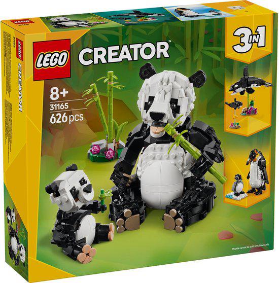Lego 31165 Creator 3 in 1 Wilde dieren: Pandafamilie, Ophalen, Nieuw, Complete set, Lego