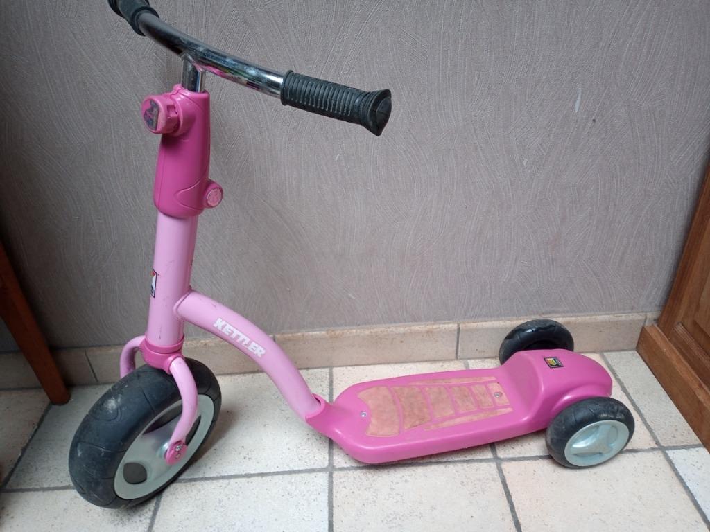 Step, Kettler, scooter, roze, Fietsen en Brommers, Steps, Ophalen, Gebruikt, Overige typen, Kettler