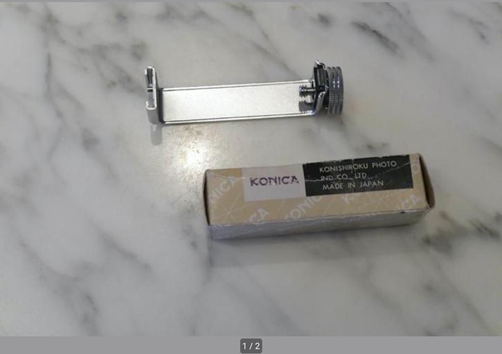 Konica flash gun holder, Ophalen of Verzenden, Zo goed als nieuw, Overige merken