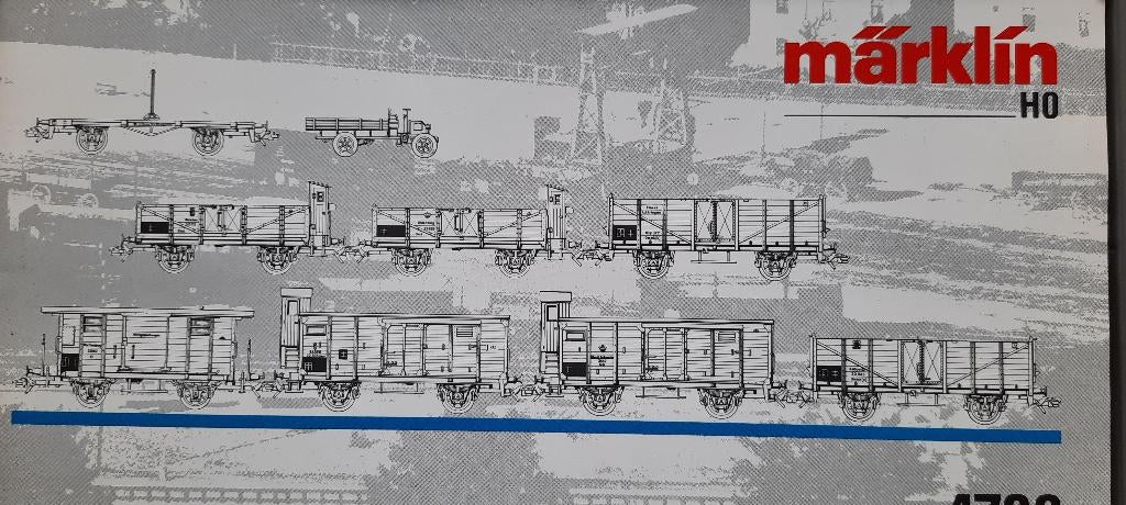 Marklin Set de 8 wagons 4789, Wisselstroom, Treinset, Ophalen of Verzenden, Zo goed als nieuw