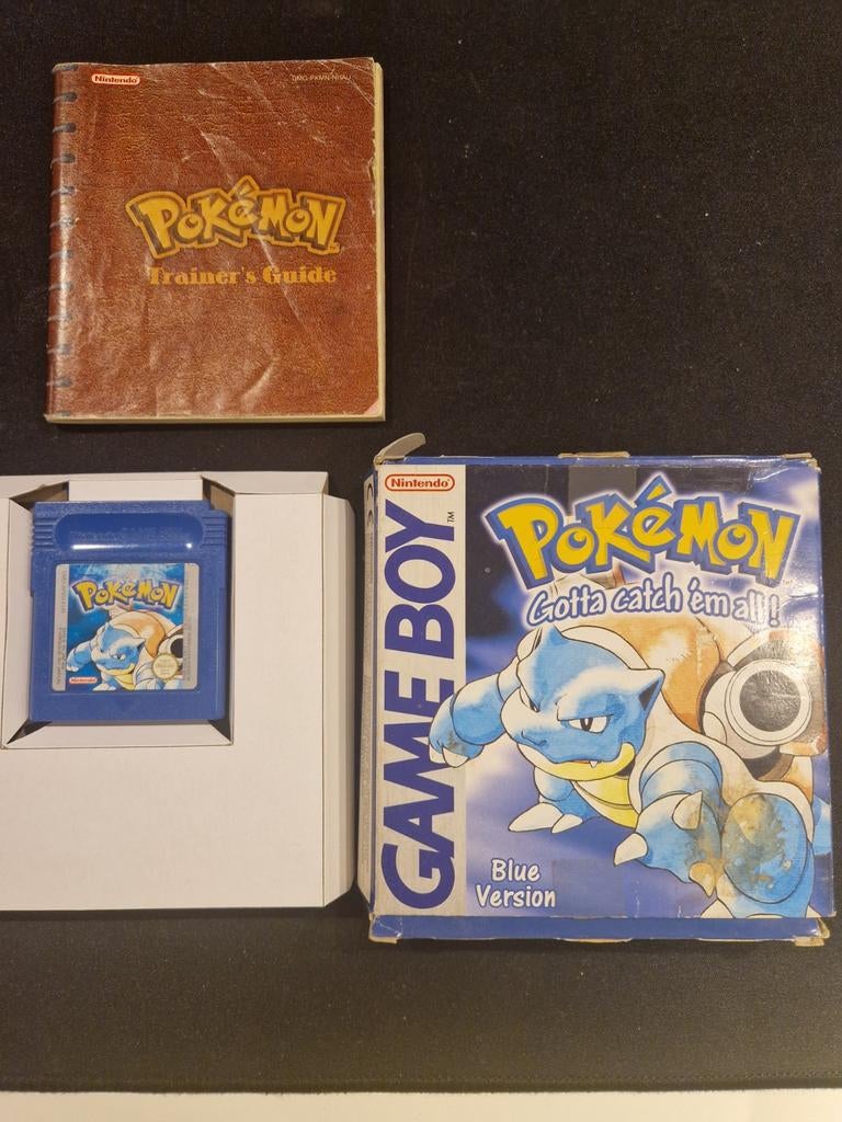 Pokemon Blue gameboy gba origineel met doos, Ophalen of Verzenden