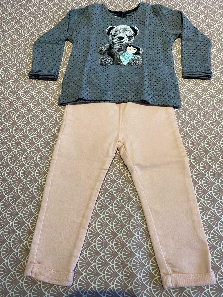 Trui met broek P’tit Filou maat 12m / 80, Enlèvement ou Envoi, Ensemble, Filou & Friends, Comme neuf