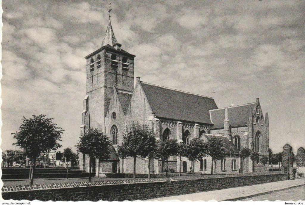 BLANKENBERGE ST ANTONIUSKERK EGLISE ST ANTOINE CPA, Enlèvement ou Envoi, Non affranchie, Flandre Occidentale