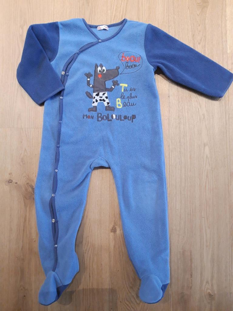 Pyjama 1 pièce loup - Du pareil au même - 3 ans, Ophalen, Nacht- of Onderkleding, Jongen of Meisje, Gebruikt
