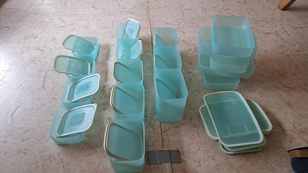 Tupperware Click Plus luchtdichte bewaardozen per stuk, Enlèvement ou Envoi, Utilisé