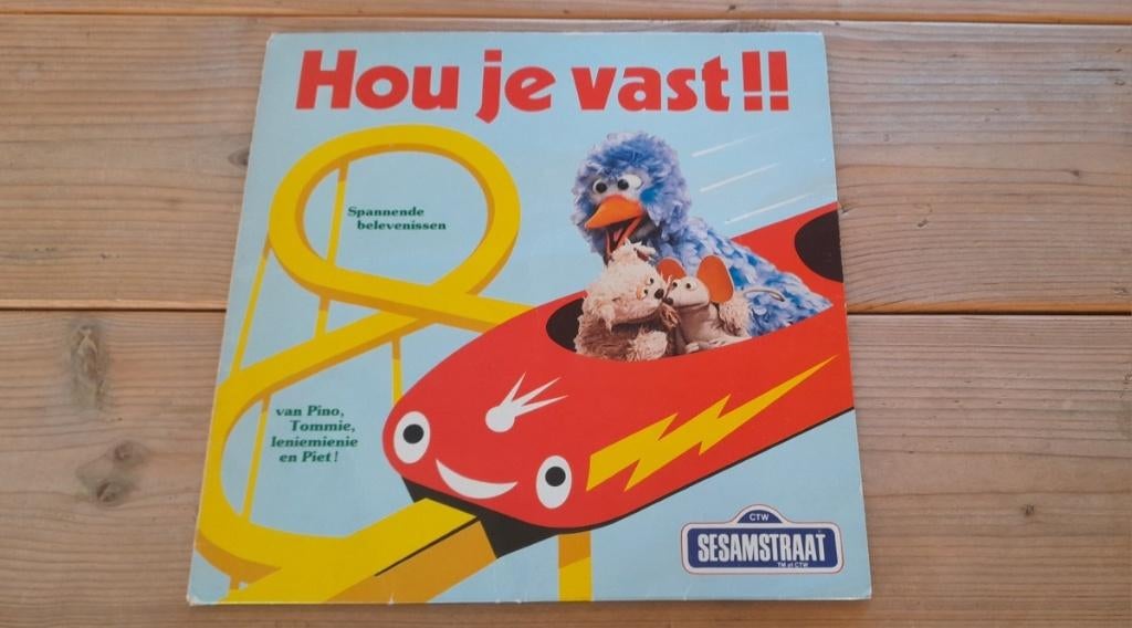 LP vinyl plaat Sesamstraat - Hou Je Vast, Enlèvement ou Envoi, Utilisé