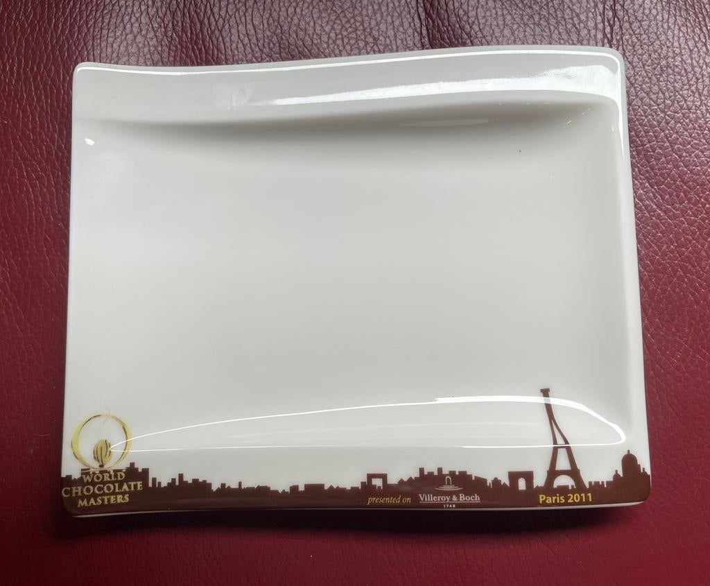 Vier bordjes World chocolate masters Villeroy & Boch, Ophalen of Verzenden