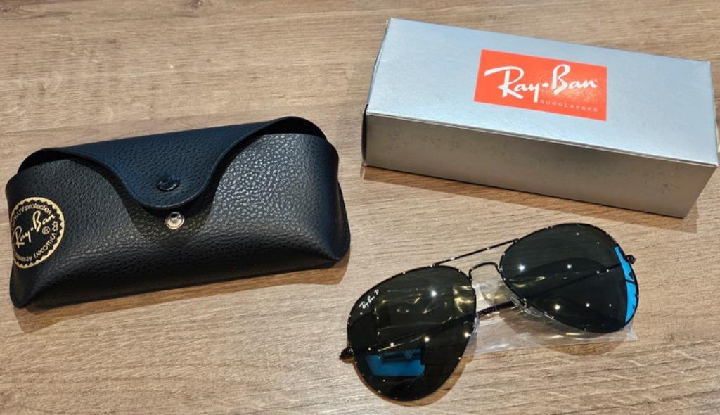 Ray-Ban Aviator RB3025 002/58 62mm- Zonnebril [Nieuw], Zonnebril, Zwart, Nieuw, Ophalen of Verzenden