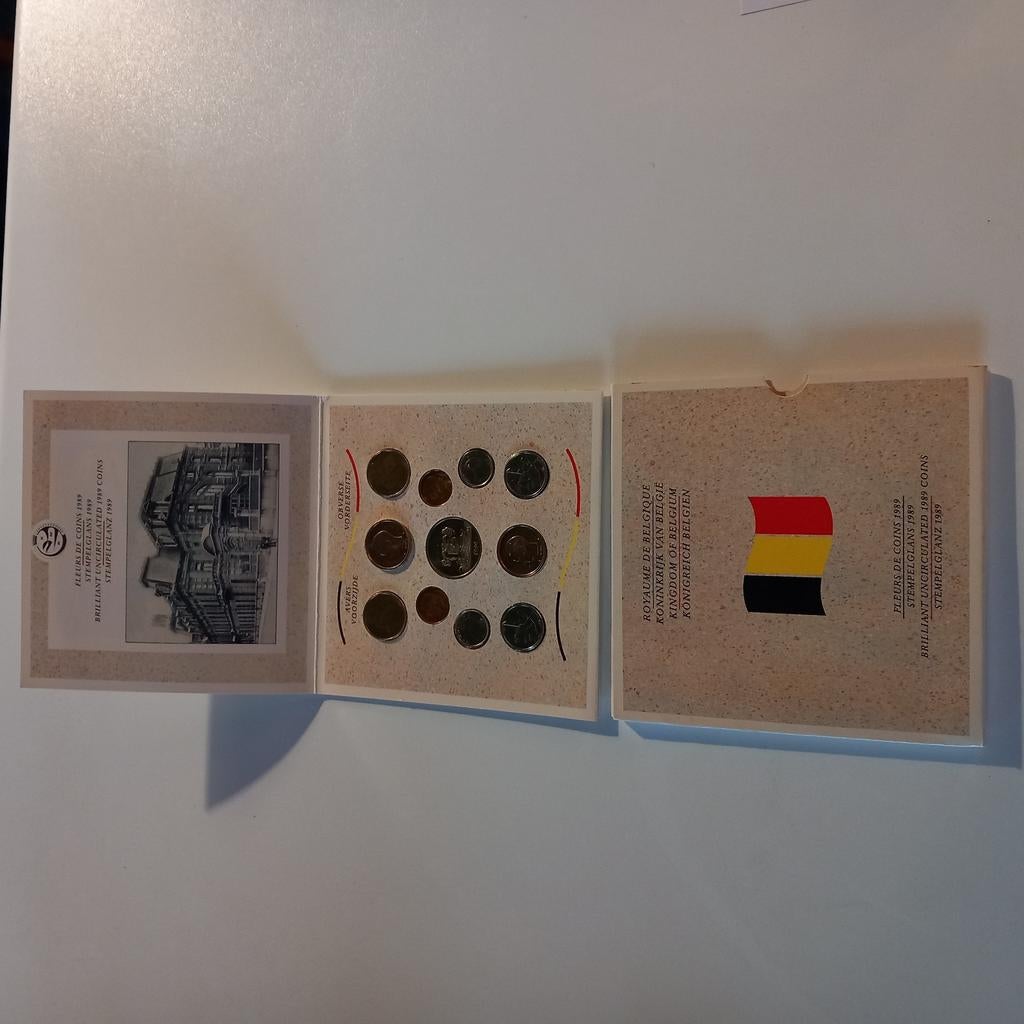 Muntenset België 1989 Stempelglans, Ophalen of Verzenden