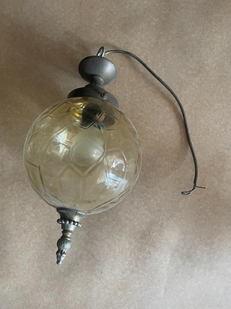 luchter bol glas, Ophalen, Gebruikt, Glas