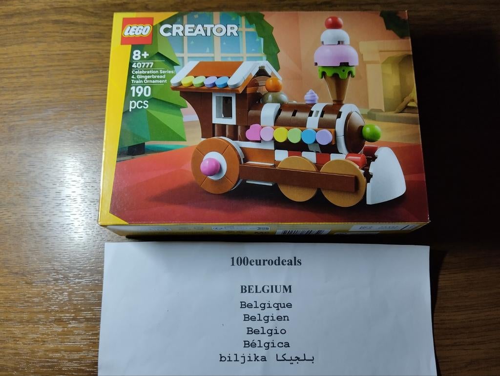 Lego 40777 GWP Le train de Noël en pain d'épice, Envoi, Neuf