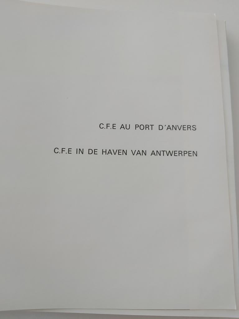 CFE aannemingsmaatschapij (haven van Antwerpen), Ophalen of Verzenden, Gelezen