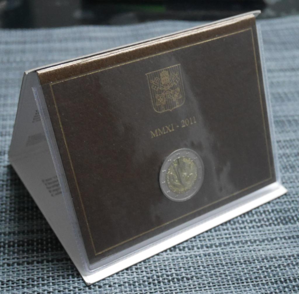 2 euro Vaticaan 2011 BU 26e Wereldjongerendag, Ophalen of Verzenden, Vaticaanstad, 2 euro, Setje