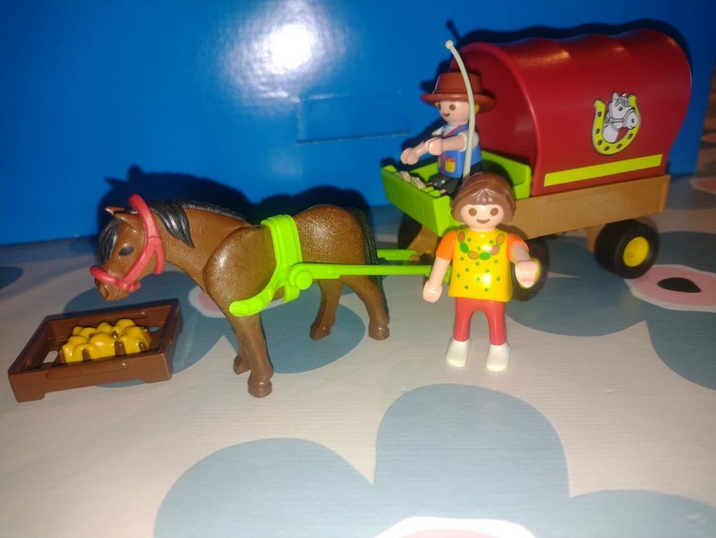 Playmobil huifkar 5228, Ophalen of Verzenden, Zo goed als nieuw, Complete set