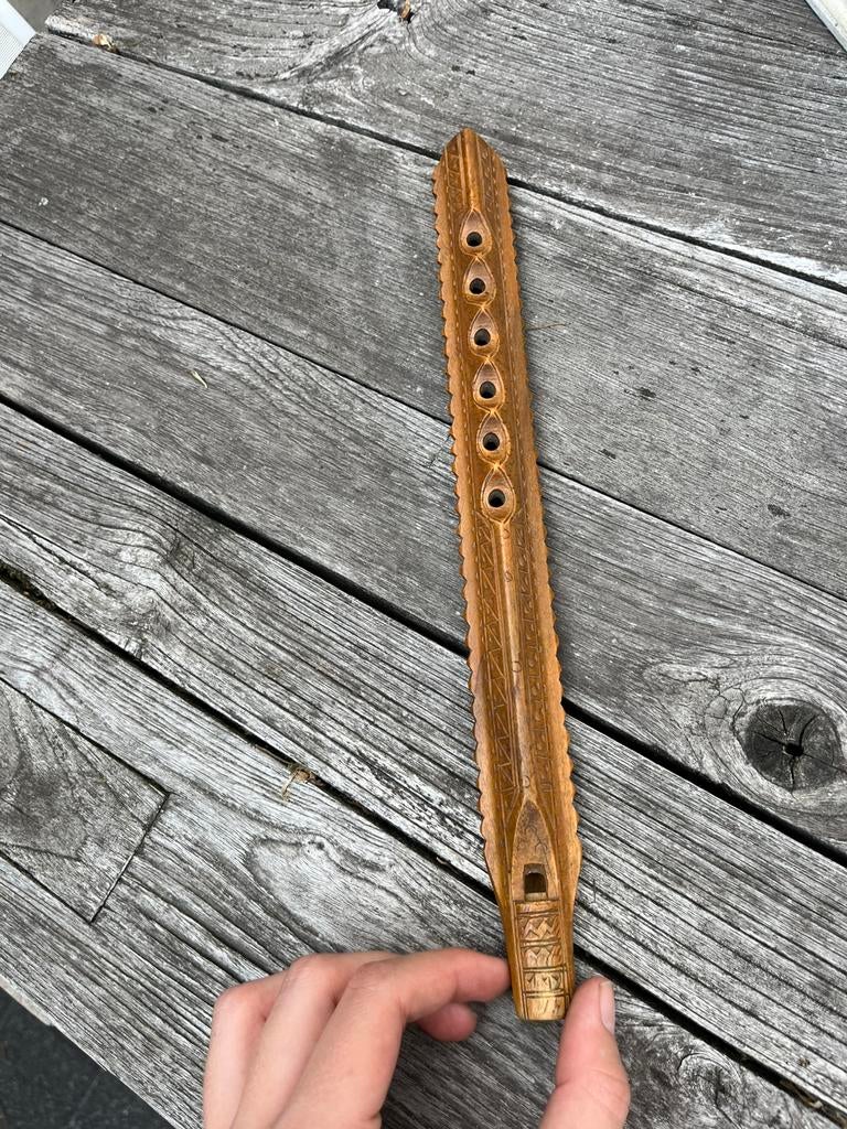 Houten blokfluit, Muziek en Instrumenten, Ophalen, Gebruikt