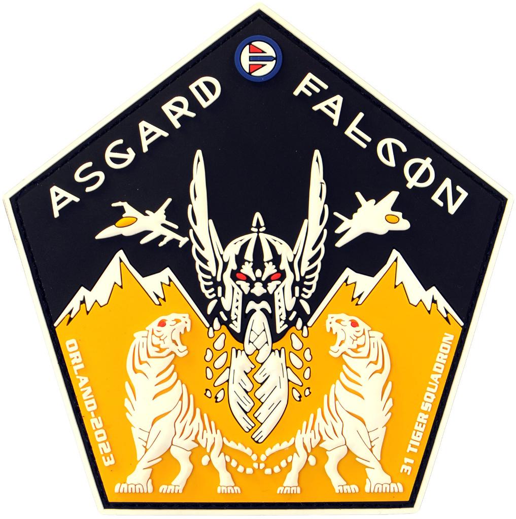 31 Sqn - Asgard Falcon 2023 - patch, Envoi, Armée de l'air, Emblème ou Badge