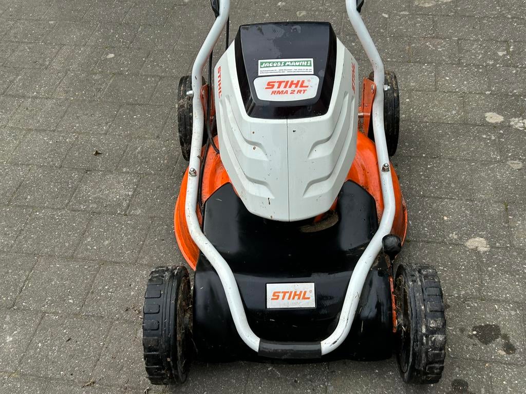 Stihl RMA 2 RT grasmaaier, Ophalen, Zo goed als nieuw