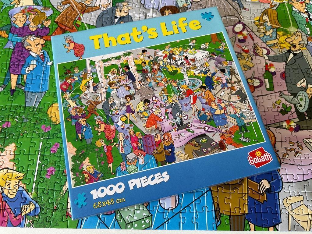 Puzzel That’s Life 1000 stukjes, Enlèvement ou Envoi, 500 à 1500 pièces, Comme neuf, Puzzle