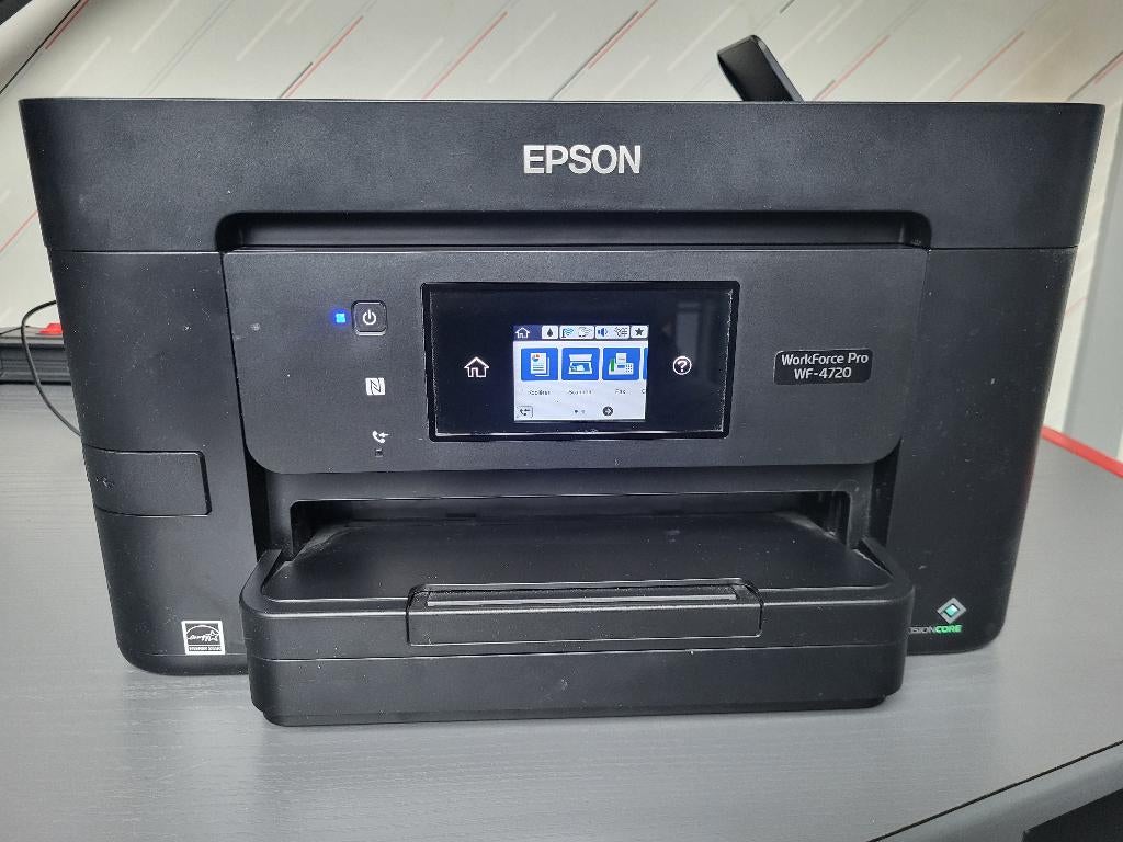 Printer EPSON WOrk Force Pro WF-4720, Computers en Software, Printers, Gebruikt, All-in-one, Inkjetprinter, Faxen, Kleur printen