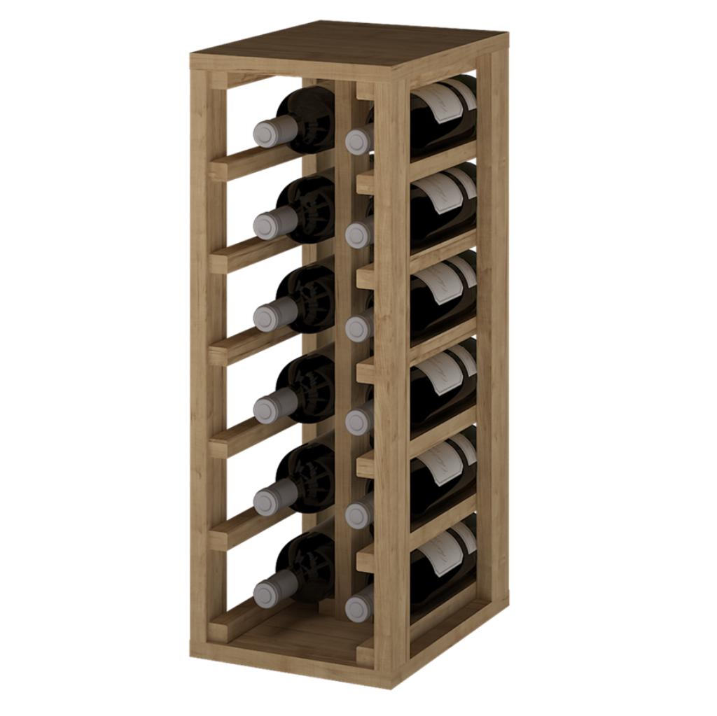Casier à bouteilles de vin en pin pour 12 bouteilles, Neuf, 5 à 15 bouteilles, Bois, 50 à 75 cm