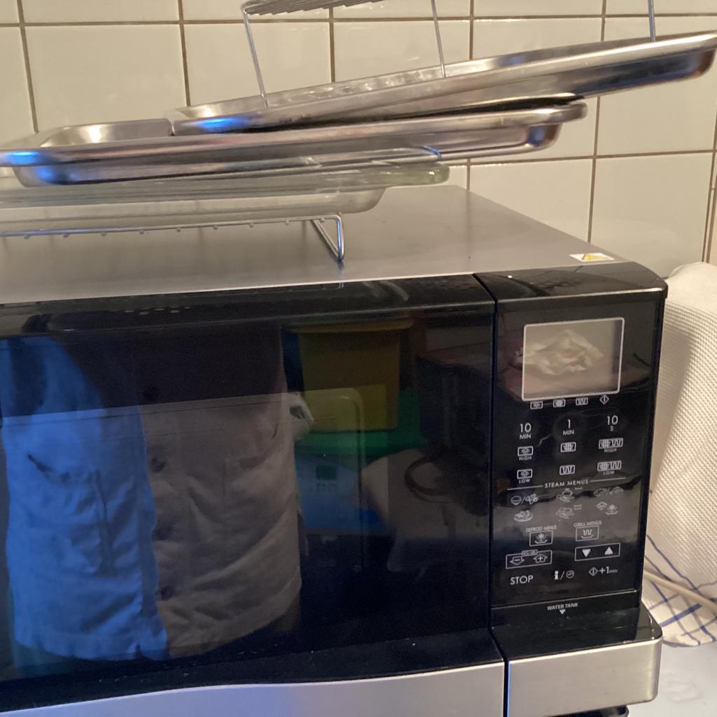 Sharp Steamwave Oven 900W, Elektronische apparatuur, Microgolfovens, Gebruikt, Vrijstaand, 45 tot 60 cm, Oven, Ophalen