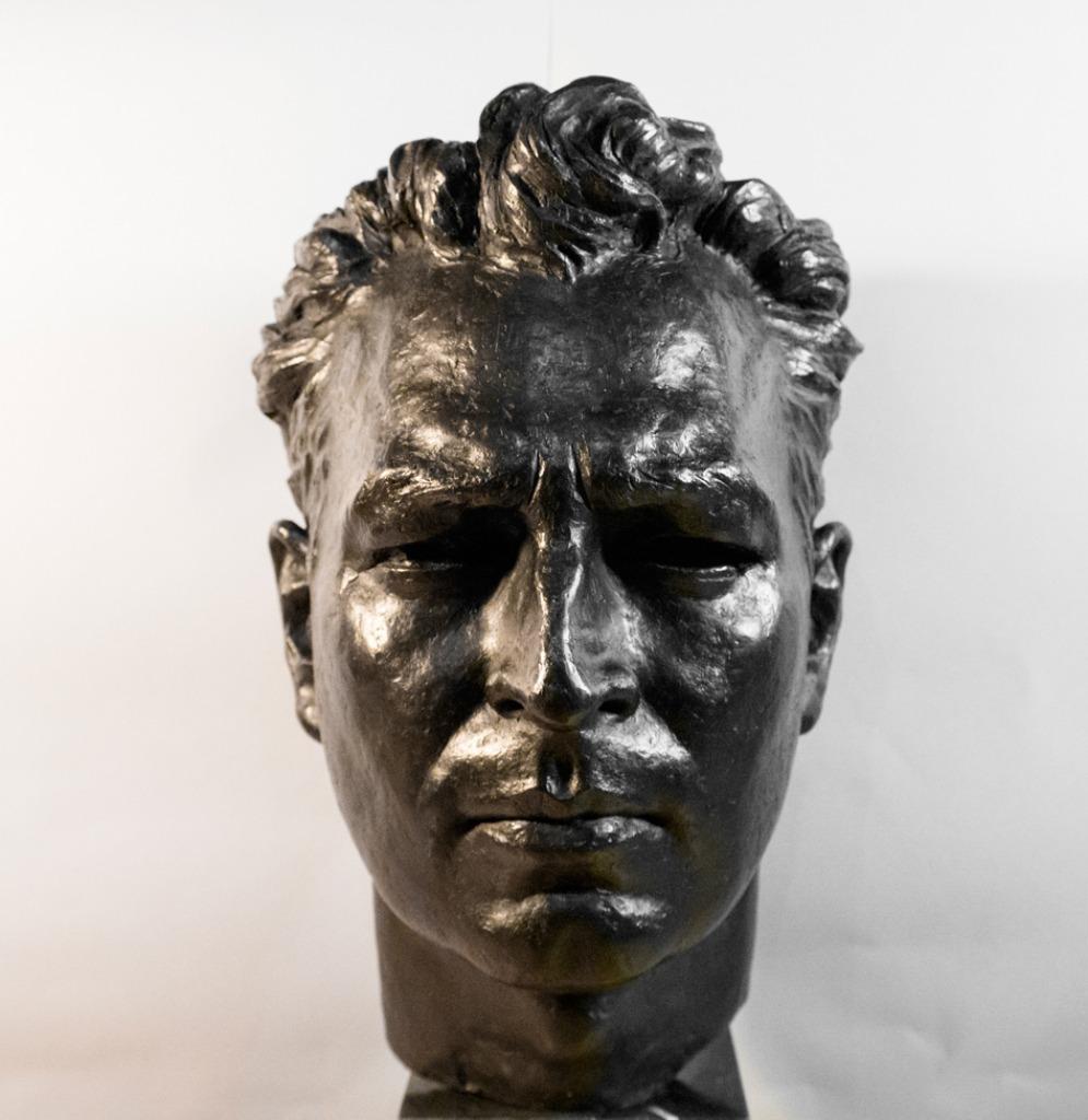 Bust of Artur Balder - Bronze, black marble base, Ophalen