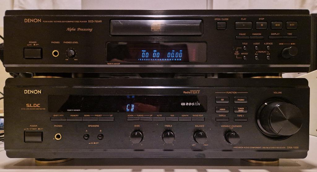 DENON stereoketen 2 x 90 Watt, Audio, Tv en Foto, Stereoketens, Zo goed als nieuw, Cd-speler, Denon, Losse componenten, Ophalen