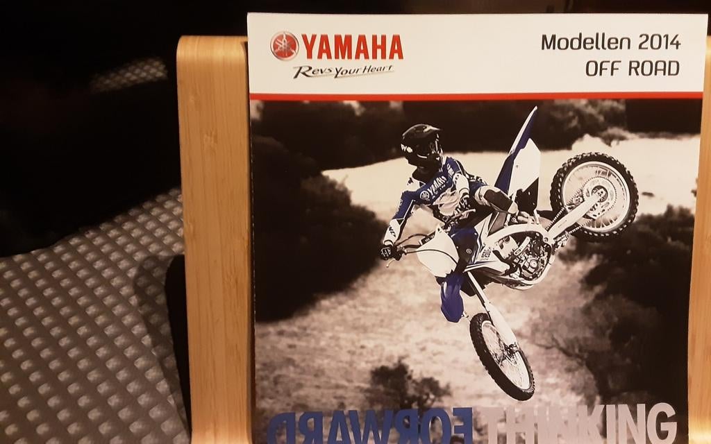 Yamaha off road brochure, Ophalen of Verzenden, Zo goed als nieuw