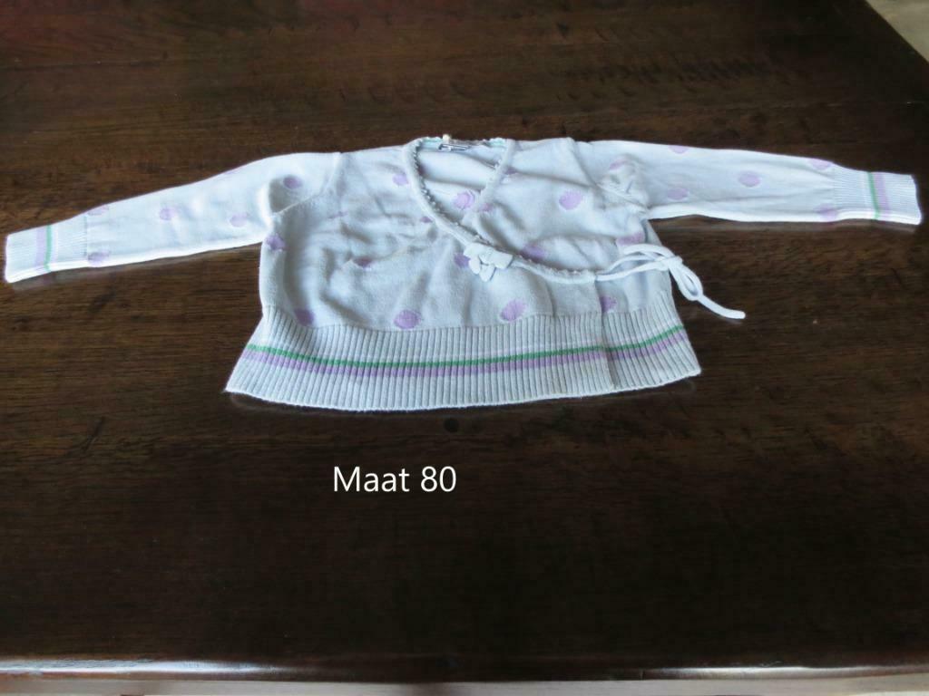 Gilet Babeurre  80 meisjes, Kinderen en Baby's, Babeurre, Ophalen of Verzenden, Zo goed als nieuw, Truitje of Vestje