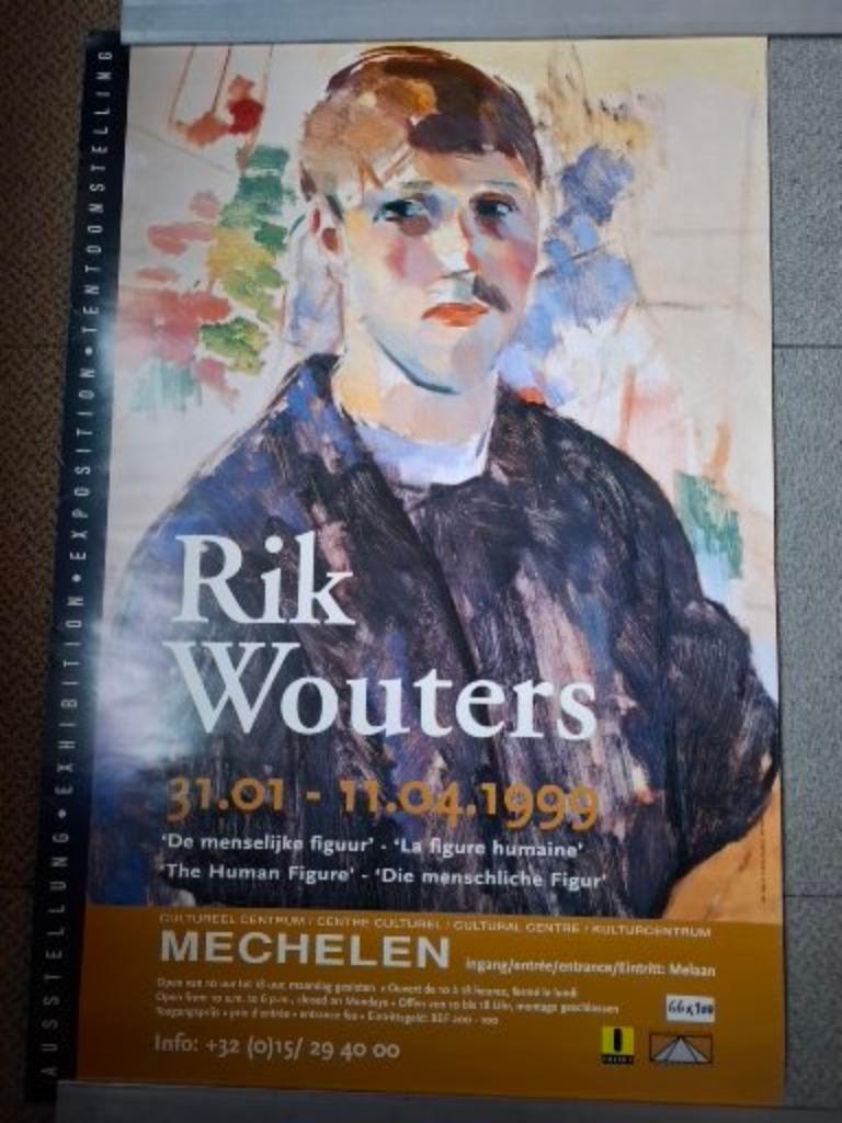 Poster Rik Wouters 66 x 100 cm, Enlèvement