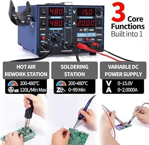 YIHUA | station de soudage à air chaud | LIVRAISON GRATUITE, Neuf, -, -, Bricolage