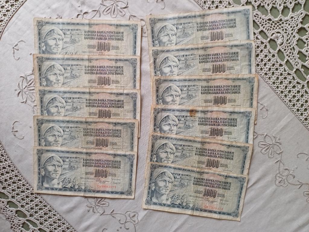 Billets anciens JUGOSLAVIJA 1981, Enlèvement ou Envoi, Yougoslavie, Série