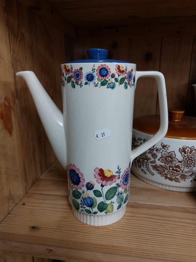 Cafetière Boch Décor Henny sur forme Delta, Antiek en Kunst, Ophalen of Verzenden