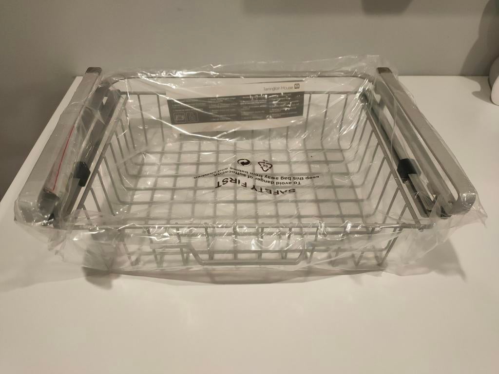 Metalen mand voor onder legplank, Enlèvement ou Envoi, Neuf, Gris