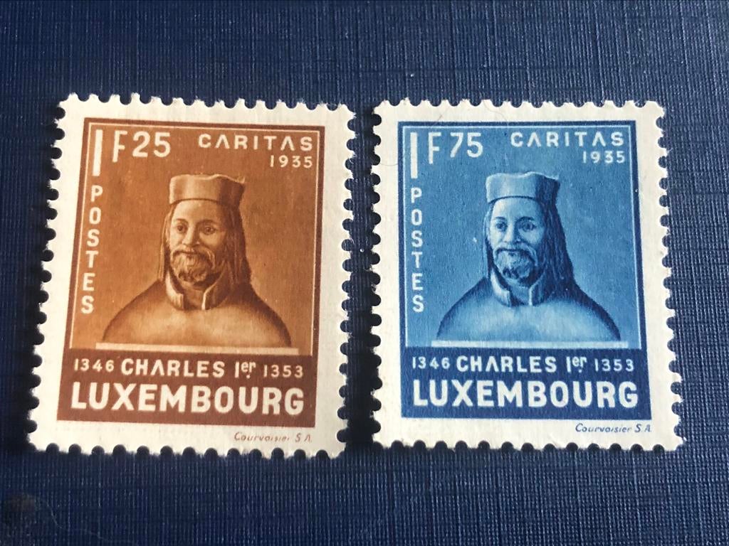 Luxembourg caritas neuf gomme, Ophalen of Verzenden, Luxemburg, Postfris