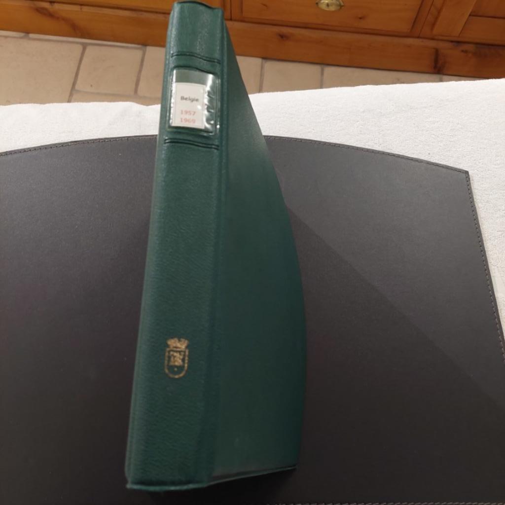 70% compleet LINDNER album - België 1957 tot 1969, Ophalen of Verzenden, Gestempeld, Gestempeld