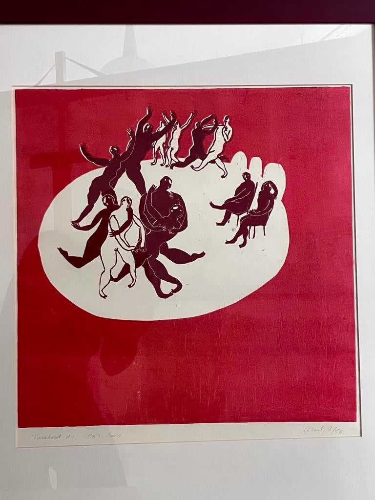 Zeefdruk Inge Cornil (1977), Enlèvement ou Envoi