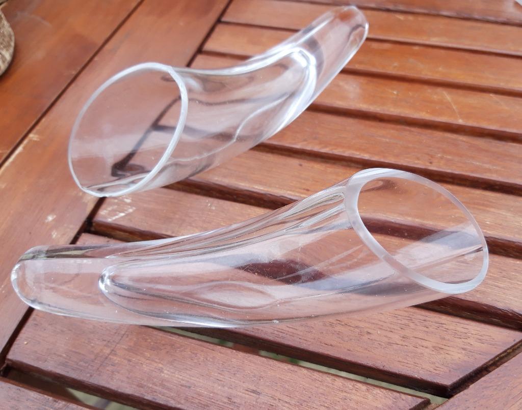 Kleine vaasjes voor tafelversiering, Ophalen, Nieuw, Glas