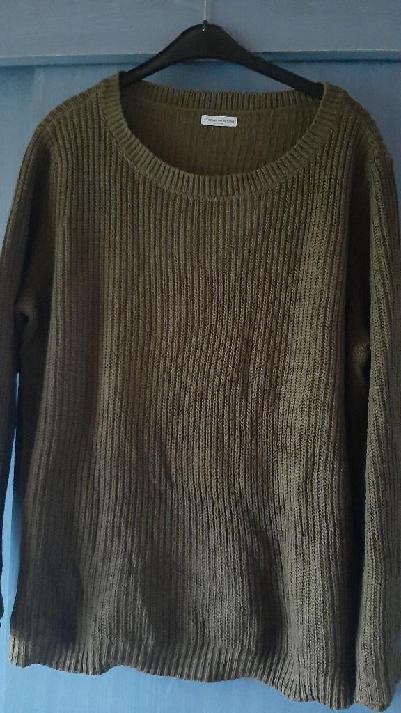Pull kaki Jacqueline de Yong : xl, Enlèvement ou Envoi, Comme neuf, Taille 46/48 (XL) ou plus grande