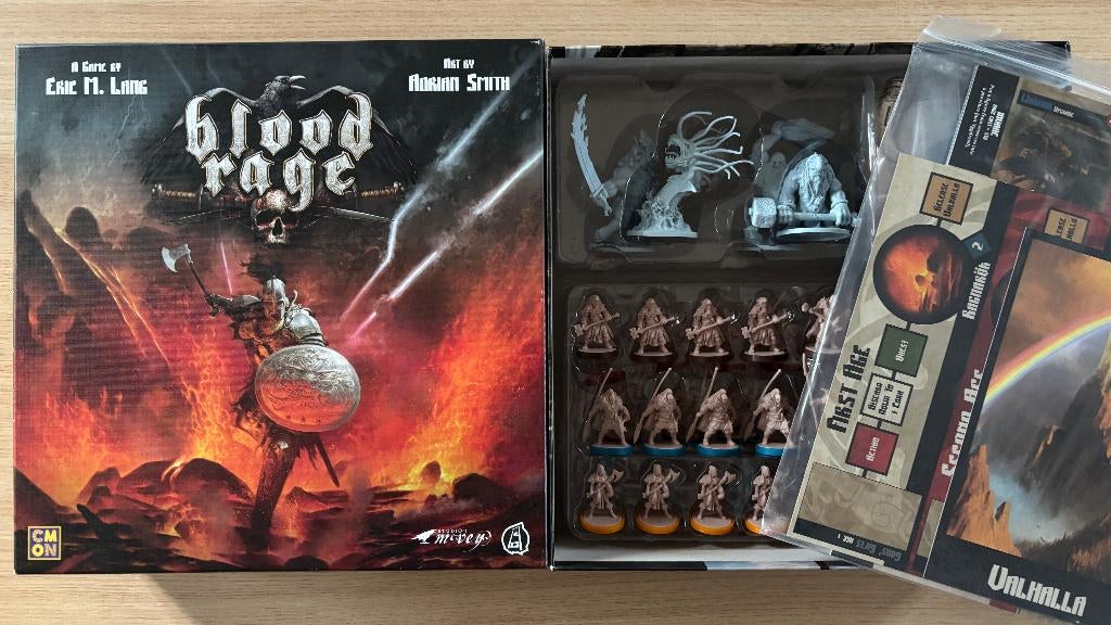 Blood Rage, Trois ou quatre joueurs, Enlèvement ou Envoi, Comme neuf