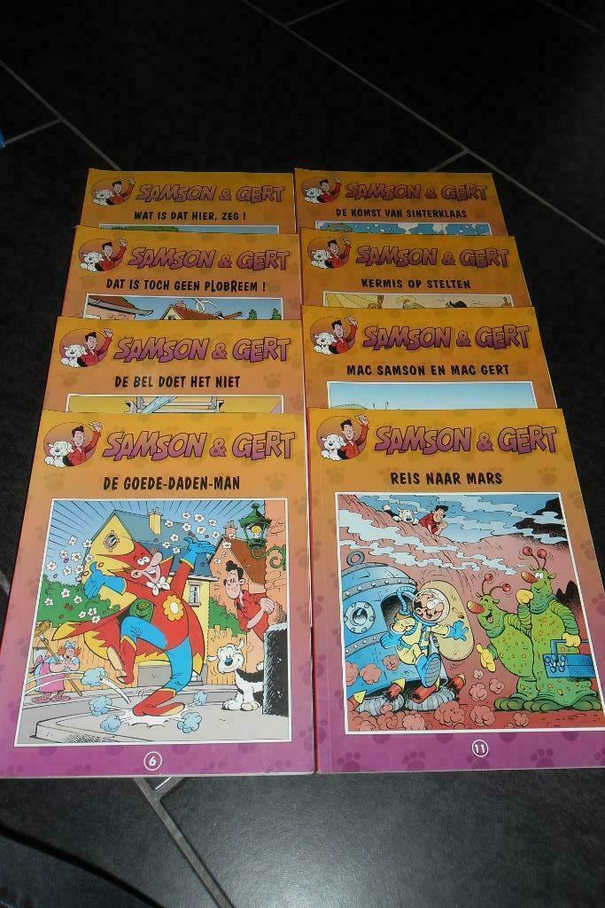 Pakket strips Samson en Gert - nostalgie, Boeken, Meerdere stripboeken, Ophalen of Verzenden, Gelezen