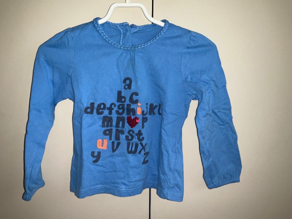 T shirt manches longues 92 Mothercare, Enfants & Bébés, Enlèvement ou Envoi, Chemise ou À manches longues, Utilisé, Mothercare