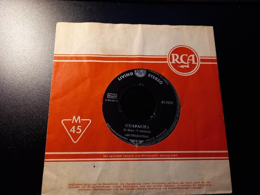 Les Chakachas – Guapacha / Chouchou (1959) '7, Latin en Salsa, 7 inch, Single, Ophalen of Verzenden