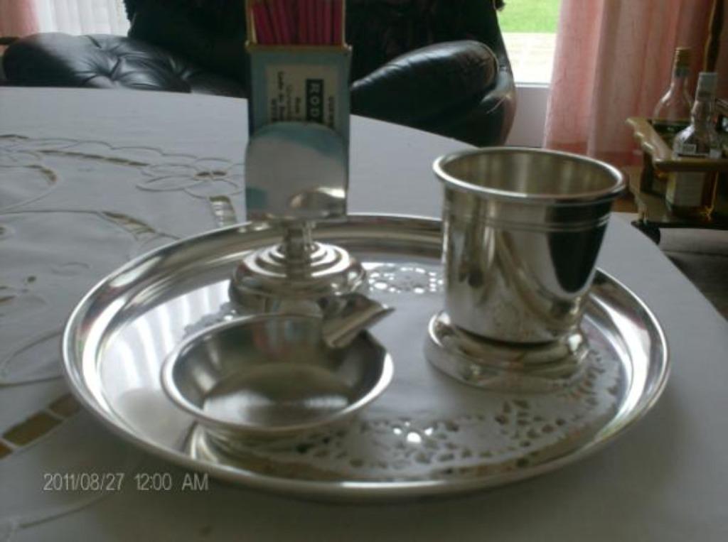 zilveren rookset, Antiek en Kunst, Ophalen, Zilver
