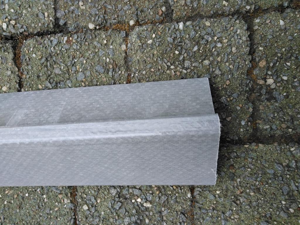 Profilés de gouttière neufs Roofers, polyester, gris, Enlèvement, Neuf, Gris