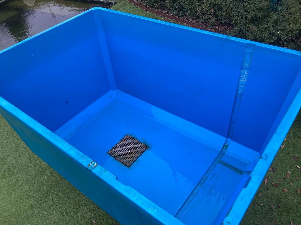 Quarantainebak 1500 liter inhoud, Tuin en Terras, Vijver-toebehoren, Ophalen, Gebruikt, Vijverbak