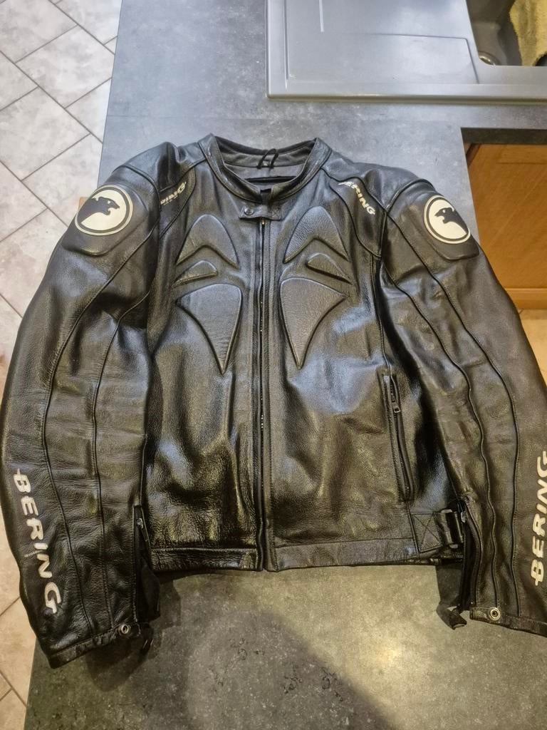 Veste cuir homme moto "Bering", Motos, Enlèvement